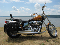 2005 Dyna Wide Glide with Iron Thunder saddlebags - Jason - Independence, WI